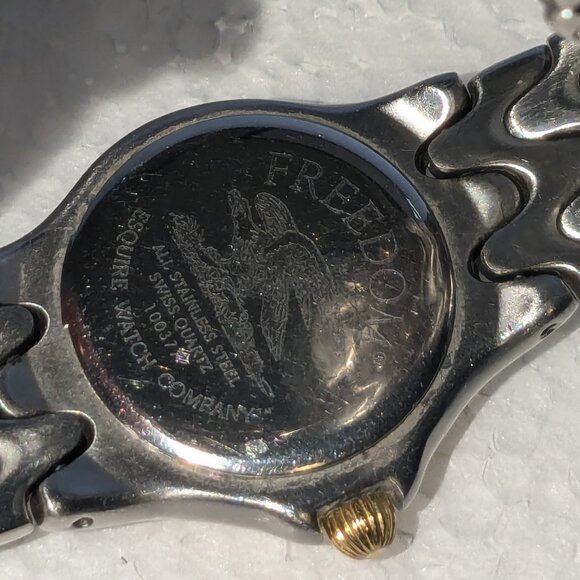 ESQUIRE Freedom Two Tone Date Women's Wristwatch - Picture 6 of 8